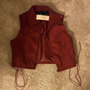 Urban Outfitters Burgundy Vest